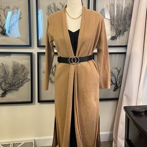 Camel Longline Sweater